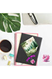 Yeşil Ormanlar Vintage 12 Adet Scrapbook Bullet Journal Mat Planlayıcı Sticker Etiket Seti