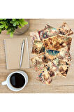 Anime Sahneleri Vintage 12 Adet Scrapbook Bullet Journal Mat Planlayıcı Sticker Etiket Seti