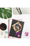 Anahtar Deliğinden Fantastik Dünyalar Vintage 12 Tane Scrapbook Bullet Journal Mat Planlama Etiket