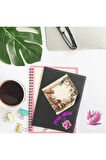 Çiçekler Mantarlar ve Yusufçuklar Vintage 12 Adet Scrapbook Bullet Journal Mat Planlayıcı Sticker