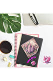 Leylak Temalı Kolaj Vintage 12 Adet Scrapbook Bullet Journal Mat Planlayıcı Sticker Etiket Seti