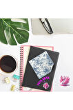 Mavi Temalı Kolaj Vintage 12 Adet Scrapbook Bullet Journal Mat Planlayıcı Sticker Etiket Seti
