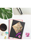 Papatya Temalı Kolaj Vintage 12 Adet Scrapbook Bullet Journal Mat Planlayıcı Sticker Etiket Seti