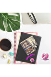 Paris Kafeleri Vintage 12 Adet Scrapbook Bullet Journal Mat Planlayıcı Sticker Etiket Seti