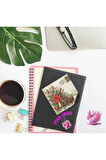Posta Kartında Yılbaşı Süsleri Vintage 12 Adet Scrapbook Bullet Journal Mat Planlayıcı Sticker