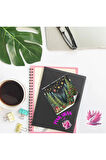 Işıklı Yılbaşı Gece Manzarası Vintage 12 Adet Scrapbook Bullet Journal Mat Planlayıcı Sticker Etiket