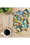 Dreamland Hayat Ağacı Vintage 12 Adet Scrapbook Bullet Journal Mat Planlayıcı Sticker Etiket Seti
