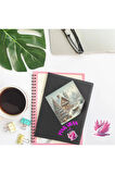 Yılbaşı Karlı Kulübeler Vintage 12 Adet Scrapbook Bullet Journal Mat Planlayıcı Sticker Etiket Seti