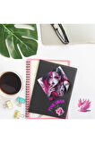 Anime Tarzı Dövmeli Cadı Kızlar 12 Adet Scrapbook Bullet Journal Mat Planlayıcı Sticker Etiket Seti