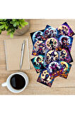 Anime Tarzı Halloween Çocukları 12 Adet Scrapbook Bullet Journal Mat Planlayıcı Sticker Etiket Seti