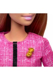 Barbie Geleceğin Lideri Bebek, Kıyafetli, Altın Rengi 2 Bilezikli Ve Rozetli, Çıkartmalı Hxn96