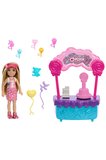 Barbie Chelsea'Nin Şeker Dükkanı Oyun Seti, Lolipop Standı, Aksesuarlar Içeren Oyun Seti Hrm07