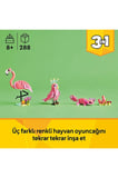 Lego ® Creator 3’Ü 1 Arada Vahşi Hayvanlar:Pembe Flamingo 31170 - 8+ Oyuncak Yapım Seti (288Pr)
