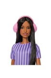 Barbie Büyüleyici Parti Bebekleri (Fashionistas) - Mor Çizgili Elbise ()