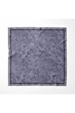 İpek Twill Eşarp - Mermer Desen