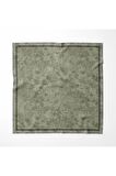 İpek Twill Eşarp - Mermer Desen