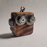 Cep Robotu” – El Yapımı Robot Anahtarlık (5 x 4 x 2 cm)