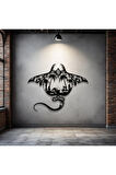 Metal Manta Ray Duvar Dekoru – Modern Tropikal Tasarım Dekoratif Salon Ofis Duvar Tablo Aksesuarı