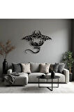 Metal Manta Ray Duvar Dekoru – Modern Tropikal Tasarım Dekoratif Salon Ofis Duvar Tablo Aksesuarı