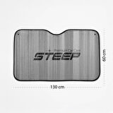 STEEP Güneşlik Universal 130x60 Cm Uzunluk 3mm Kalınlık