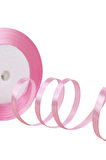 Saten Kurdele 3 cm 10 Metre Toz Pembe