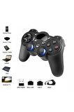 2.4Ghz Android Telefon Kablosuz Oyun Kolu Gamepad PC TV Box PS3