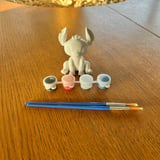 Stitch Boyanabilir 3D Figür Seti - Boya ve Fırça Dahil Çocuk Hobi Aktivite Kiti