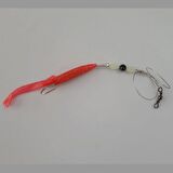 Levrek Lüfer Avcısı (3 ADET) Çelik Telli Silikon Balık 8,5 Cm Pembe