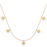 STİLLOVE Gümüş Rose Papatya Şans Kadın Kolye