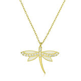 STİLLOVE Gümüş Gold Yusufçuk Bayan Kolye