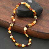 STİLLOVE Bebek Damla Kehribar Diş Kolye