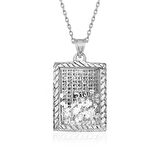 STİLLOVE Gümüş Esma'ül Hüsna Yazılı Kolye