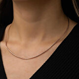 STİLLOVE Gümüş Omega Choker Zincir