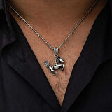 STİLLOVE ​Gümüş Şahlanmış At Kolye