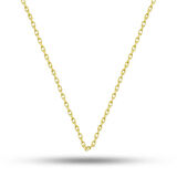 STİLLOVE Gümüş Gold 0.30 Mikron 45 Cm Forse Kadın Zincir