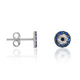 STİLLOVE Gümüş Nazar Çivili Küpe