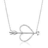 STİLLOVE Gümüş Aşk Oku Kadın Kolye