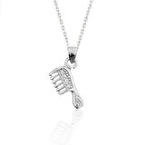 STİLLOVE Gümüş Tarak Kadın Kolye