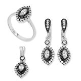 STİLLOVE Gümüş Mekik Bayan Set