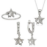 STİLLOVE Gümüş Yıldız Bayan Set