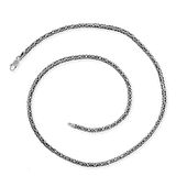 STİLLOVE Gümüş Kral Zincir - 6 mm Yuvarlak