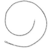 STİLLOVE Gümüş Kral Zincir - 10 mm Köşeli