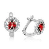 STİLLOVE Gümüş Uğur Böceği Çocuk Küpesi