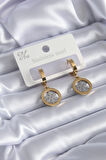 STİLLOVE 316L Çelik Gold Renk Kar Tanesi Model Kadın Küpe