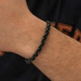 STİLLOVE Gümüş Kazaziye Örgü Bileklik