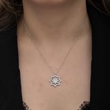 STİLLOVE Gümüş Kar Tanesi Kadın Kolye
