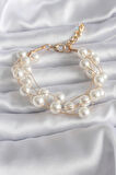 STİLLOVE Gold Renk İnci Model Kadın Bileklik
