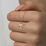 STİLLOVE Gümüş Rose Yusufçuk Kadın Kolye