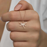 STİLLOVE Gümüş Rose Yusufçuk Kadın Kolye