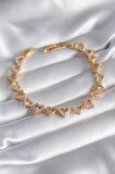 STİLLOVE 316L Çelik Gold Renk Zirkon Taşlı Kalp Model VIP Seri Kadın Bileklik